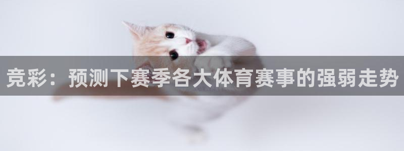哈哈体育下载：竞彩：预测下赛季各大体育赛事的强弱走势